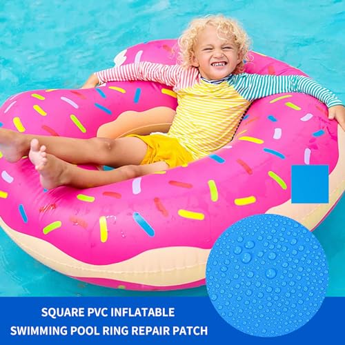 KHIRY Selbstklebende Reparaturflicken Pool für Schwimmbecken 60 Stück Pool Reparaturset Unterwasser PVC Pool Reparaturset