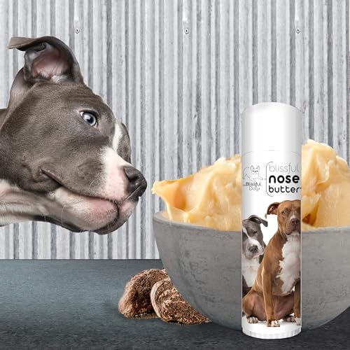 Image of The Blissful Dog American Staffordshire Terrier Nose Butter, Versatile Dog Nose Balm for Dry Nose, Handcrafted Nose Moisturizer, Easy-to-Apply Dog Essentials, Unscented, 0.50 oz.