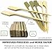 HOPELF 4.7 inch Bamboo Paddle Picks Skewers for Cocktail，Appetizers，Fruit Kabobs，Sandwich，Barbeque Snacks.Wood pick More Size Choices 3.5''/ 4.7''/ 7''/ 10'' (Pack of 100)
