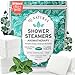 Eucalyptus Shower Steamers Aromatherapy for Women- USA Made - Shower Bombs Aromatherapy for Women, Vapor Shower Tablets, Menthol Shower Scent Steamers Cold and Flu, Organic Shower Steamer