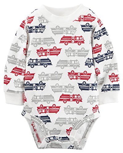 Bodysuit garçon motif pompier idéal pour les journées de crèche