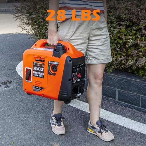 AIVOLT 1600W Ultra-Quiet Portable Generator