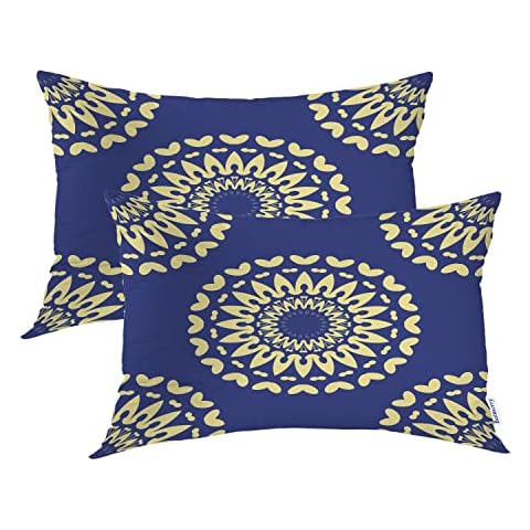 Batmerry Mandala Vintage Pillowcases Set Cover