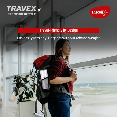Image of Pigeon Travex Electric Kettle, 300ml, Compact & Portable, White
