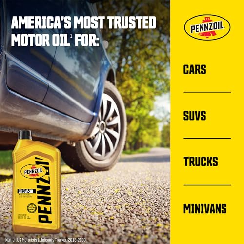 Image of Pennzoil Synthetic Blend 5W-30 Motor Oil (1-Quart, SinglePack) (Pack of 2)