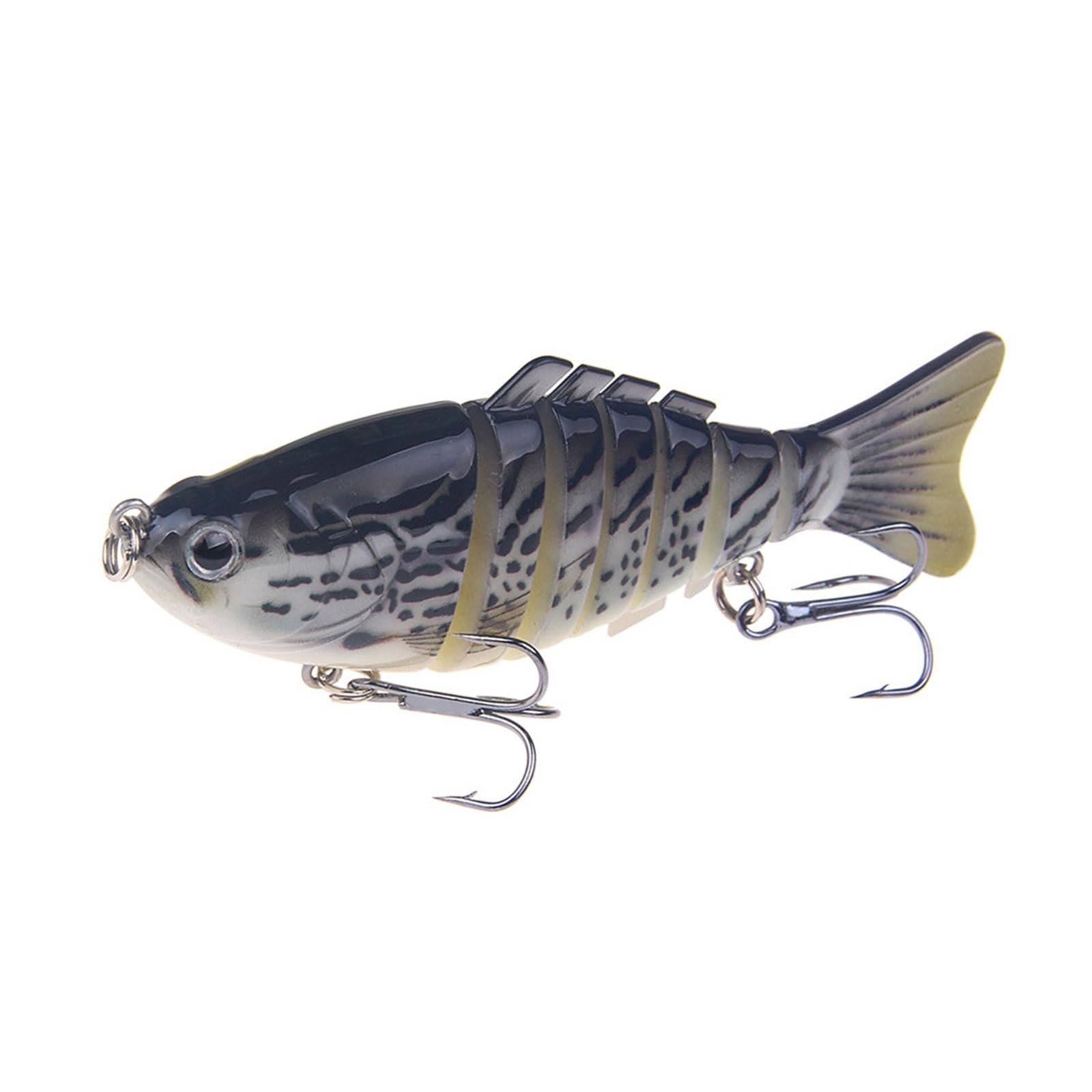 Artificial Hard Bait Swimming Lures with Treble Hooks Articulating Swimbait Saltwater Swimbait Fishing Gear Saltwater Fishing Lures