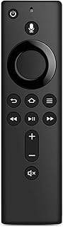 Controle remoto de voz de substituição L5B83H 2AN7U-5463 para Amazon 2ª geração Fire TV Cube e Fire TV Stick, Fire TV Cube de 1ª geração, Fire TV Stick 4K, 3ª geração Amazon Fire TV, Fire TV Stick versão 2020 e 4K
