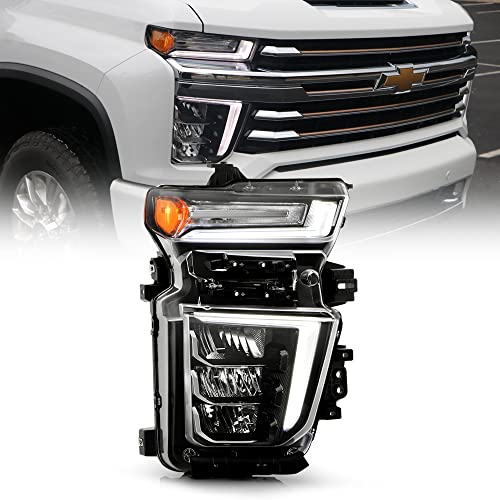 KEEKPO - For 2020-2023 Chevy Silverado 2500HD 3500HD Factory Style LED Type Headlight Headlamp Replacement - Passenger