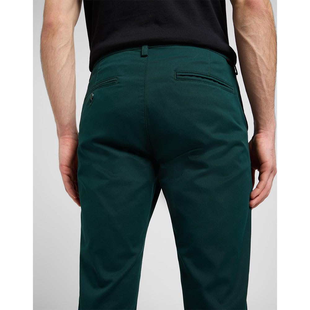 Lee Męskie spodnie rekreacyjne Slim Chino