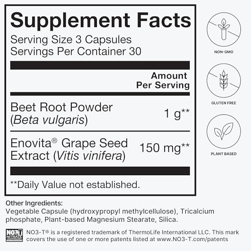 Humann FETEGT652 Superbeets Beet Root Capsules Quick Release 1000Mg, Helps Support Nitric Oxide Production thumb #7