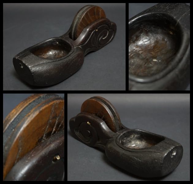 Amazon.co.jp: 欅製壷車,唐木紫檀製墨壷スミツボ墨出し墨壺墨池