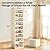 GCCSJ 9-Tier 18 Pairs Foldable Shoe Rack Organizer,Plastic Collapsible Shoe Shelf,Folding Shoe Box Storage Cabinet with Clear Door Easy Assembly for Entryway, Bedroom, Living Room