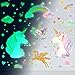 Glow in The Dark Stickers, 140 Pezzi Stelle Luminose E Adesivi Murali Luna Fluorescente,Stelle Adesive Unicorno Fluorescenti Adesivi Soffitto Murali, La Cameretta Dei Bambini Decorazioni