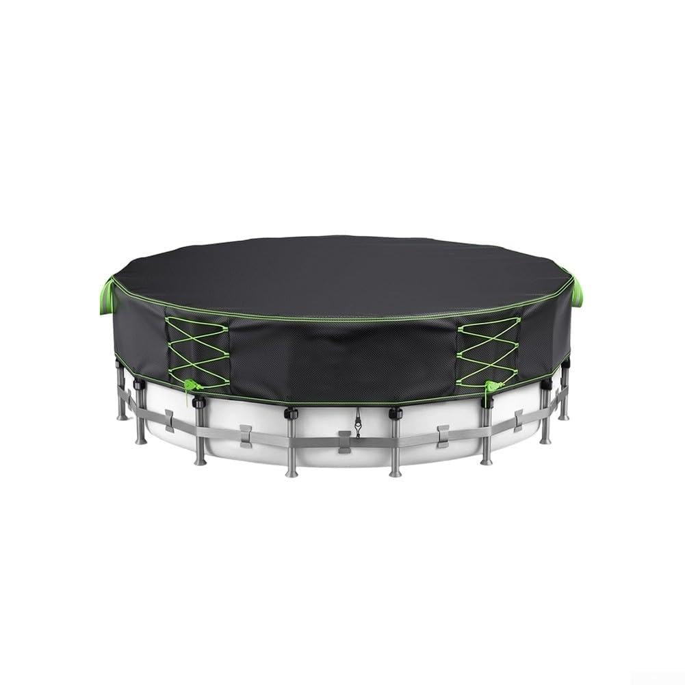 Cubierta redonda Oxford 600D para piscina, 3 m, resistente al desgarro (16