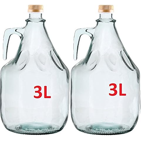 MultiDepot Set of 2 Glass Fermentation Balloons Cover