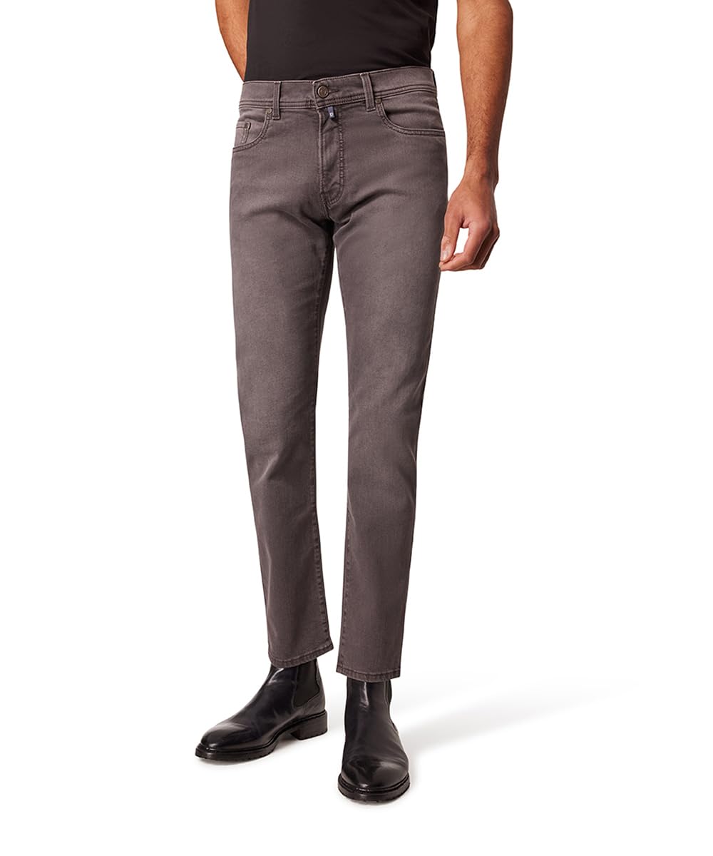 Pierre Cardin Herren Lyon Tapered Futureflex Strech Denim Jeans, 8104.8802 braungrau