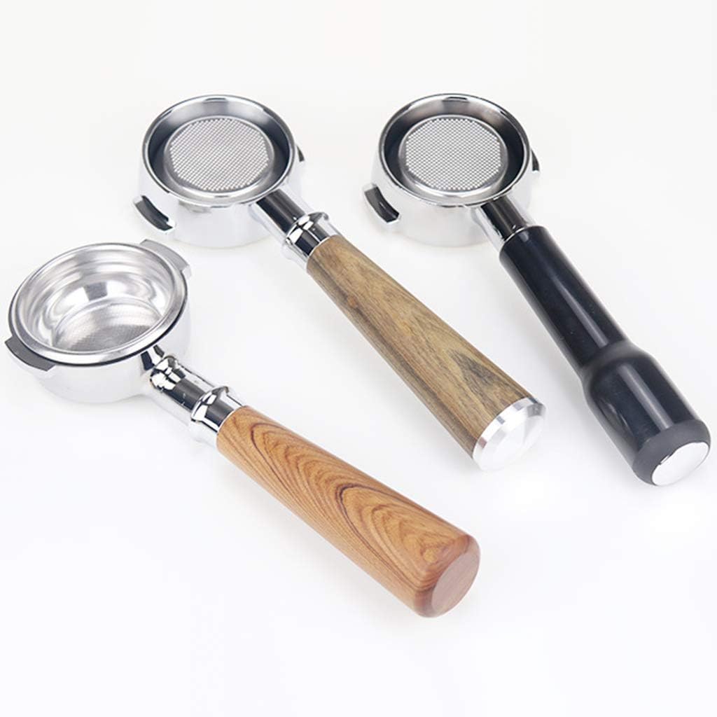 コーヒーマシン Portafilter 58mm コーヒーマシンフィルターホルダー E61 底なしポルタフィルター ハンドル付き