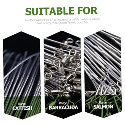 balacoo 24pcs conectores para línea de pesca 25 cm miniatura 6