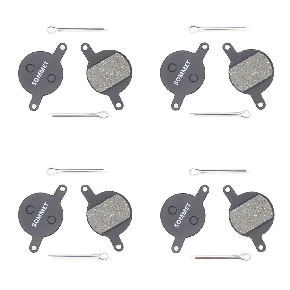 SOMMET 4 pairs Resin and Semi-Metallic Disc Brake Pads fit for Magura Julie (2001-2008) ZSP15-4