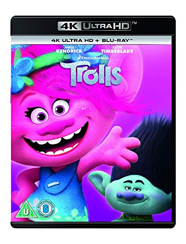 Trolls 4K Blu-Ray Solución de Alta Calidad sin Cortes de Streaming 2