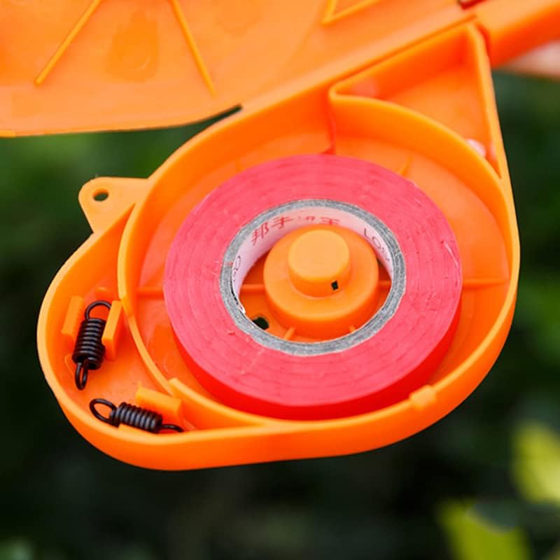 Miniatura 6 de SagaSave Rollo de cinta de amarre elástica, cinta de amarre de jardín, cinta gruesa y resistente para plantas, estacas de vinilo para jardín,