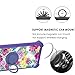 jioeuinly Case Compatible for Hisense U43 Phone Case Cover [with Tempered Glass Screen Protector][Hard PC + Soft Silicone][Ring Support] [Colorful Reflect Light] IMDZ-HUA1