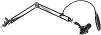 Vista 11 de VEVOR Micrófono USB, 192 kHz/24 bits, kit de micrófono de condensador profesional, con soporte de brazo de brazo, filtro pop, montaje de golpes
