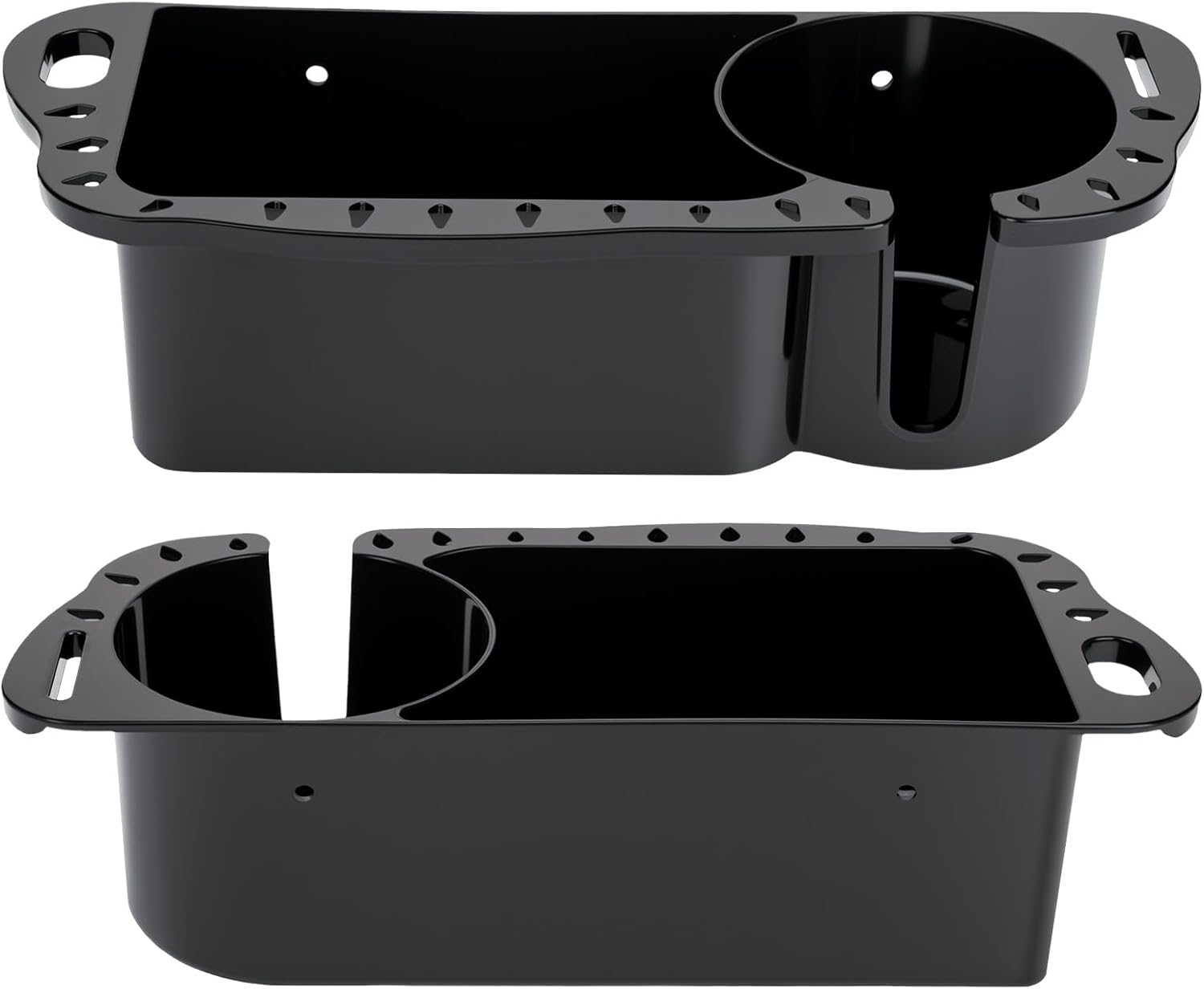 2-Pack Multifunctional Boat Cup Holder & Boat Caddy Organizer – Versatile Storage Solution for Boat, Kayak, Pontoon, Bass Boat, Jon Boat | Fishing Tool Holder, Drink Holder