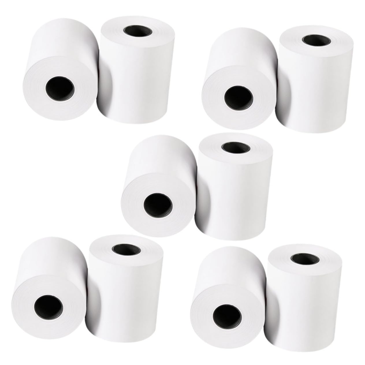 10rollos Papel Térmico Para Impresoras Matriciales Diseño Para Supermercados