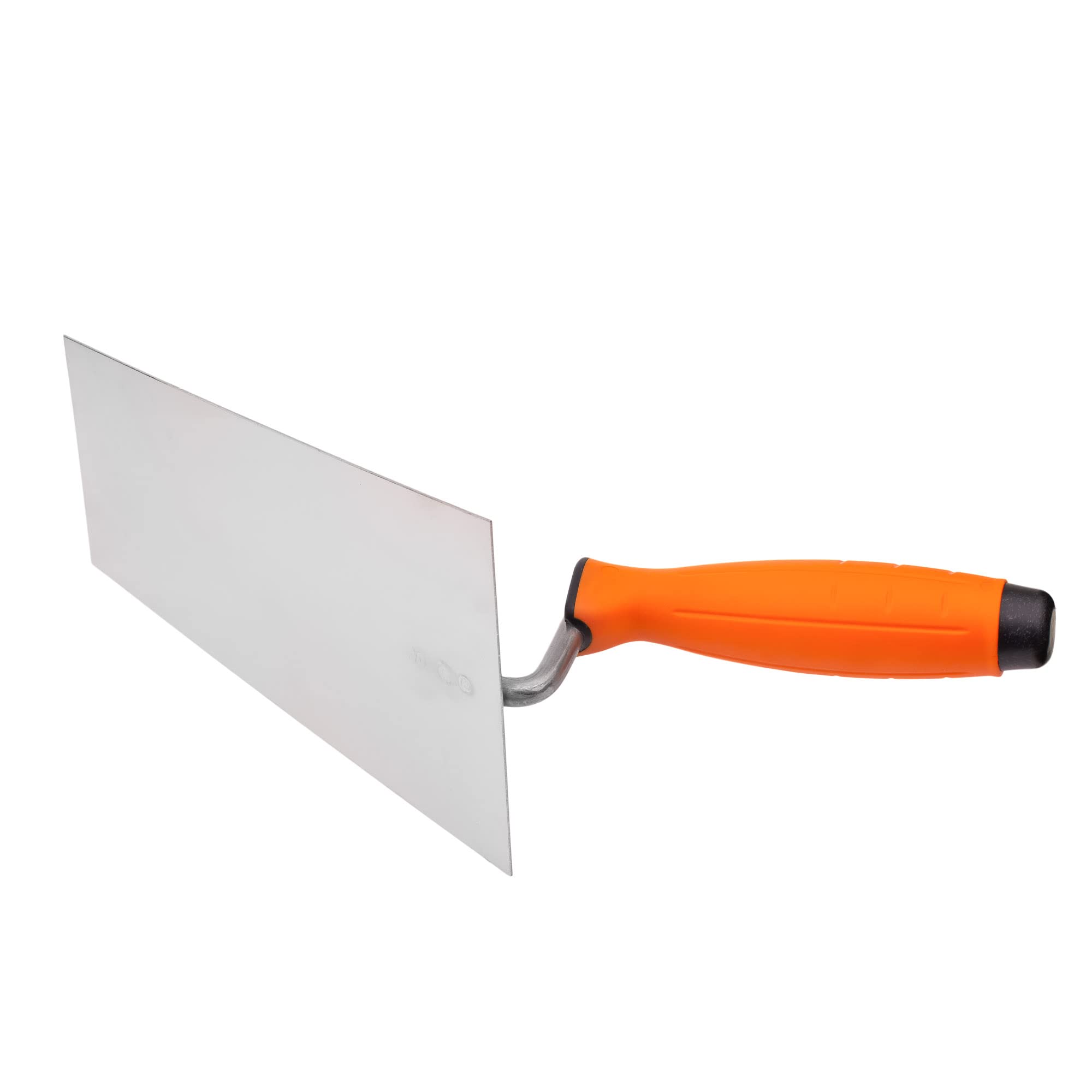 Mivos Lot de 3 Truelles Trapézoïdales en Acier Inoxydable 130 160 180 mm - Truelles de Maçon et Plâtrier - Forme Trapèze - Spatules de Lissage avec Poignée en Caoutchouc - Made in EU