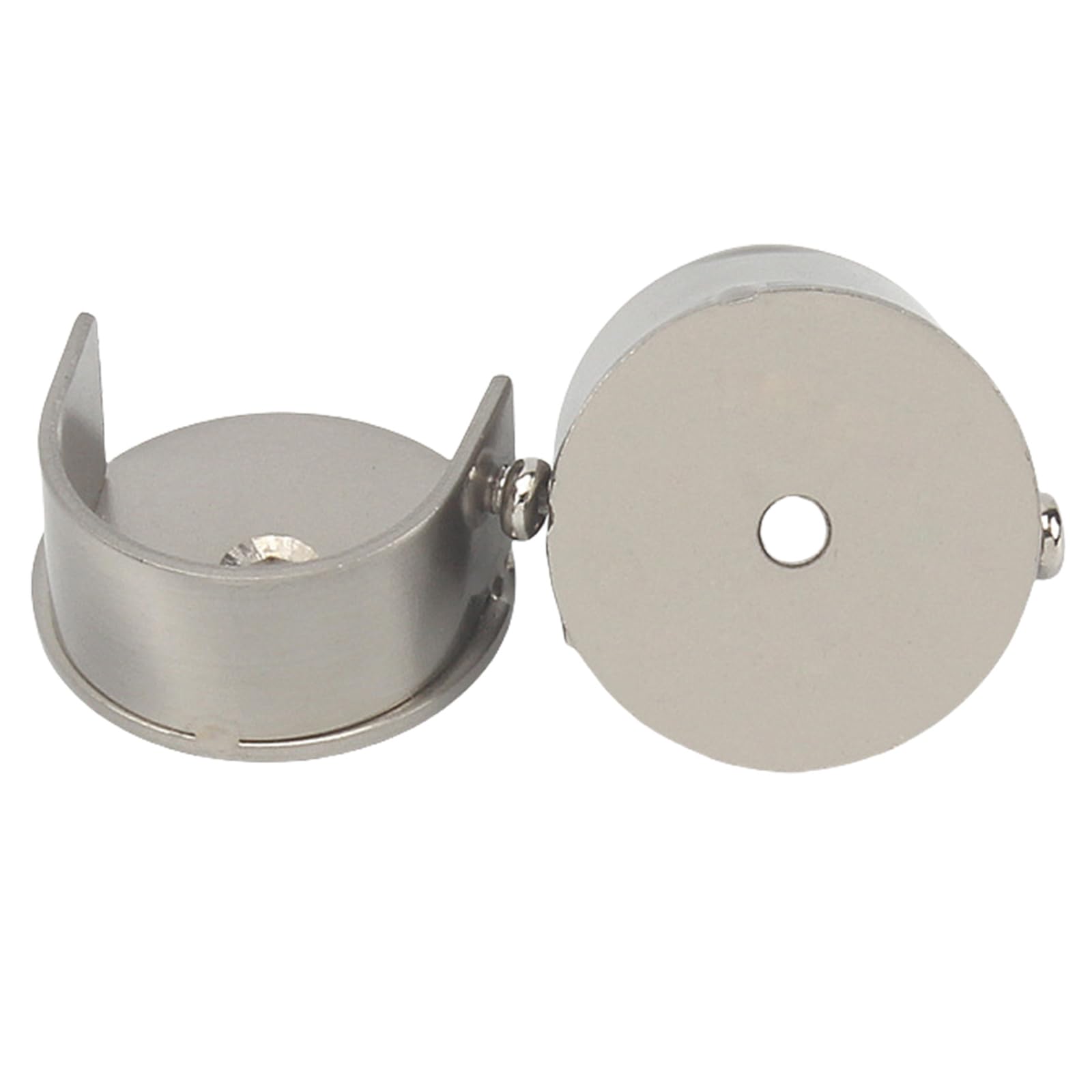 Hsioluted 2Pieces Curtain Rod Brackets Curtain Holder for 28mm Rod Wall Mount Alloy Window Hardware