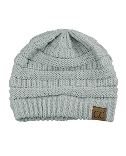 Image of Cambridge Select Thick Slouchy Knit Oversized Beanie Cap Hat