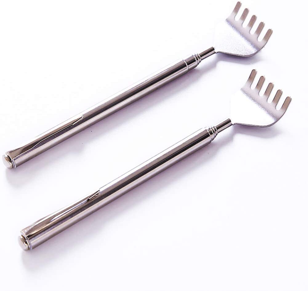 2PCS Extendable Khujali Stick Back Itching Scratcher With Telescopic Itching Stick Back Massager, Stainless Steel Heavy Duty Curved with Non-Slip Handle for Men Women Kids (B0DGLQ8NDP) Amazon Price History, Amazon Price Tracker