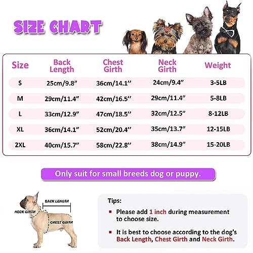 Small Dog Recovery Suit, Stripe Anti-Shedding Dog Pajamas Pjs, After Surgery Dog Jumpsuit, Dog Sweater Coat for Puppy Small Dog_M(Blue) - Image 2