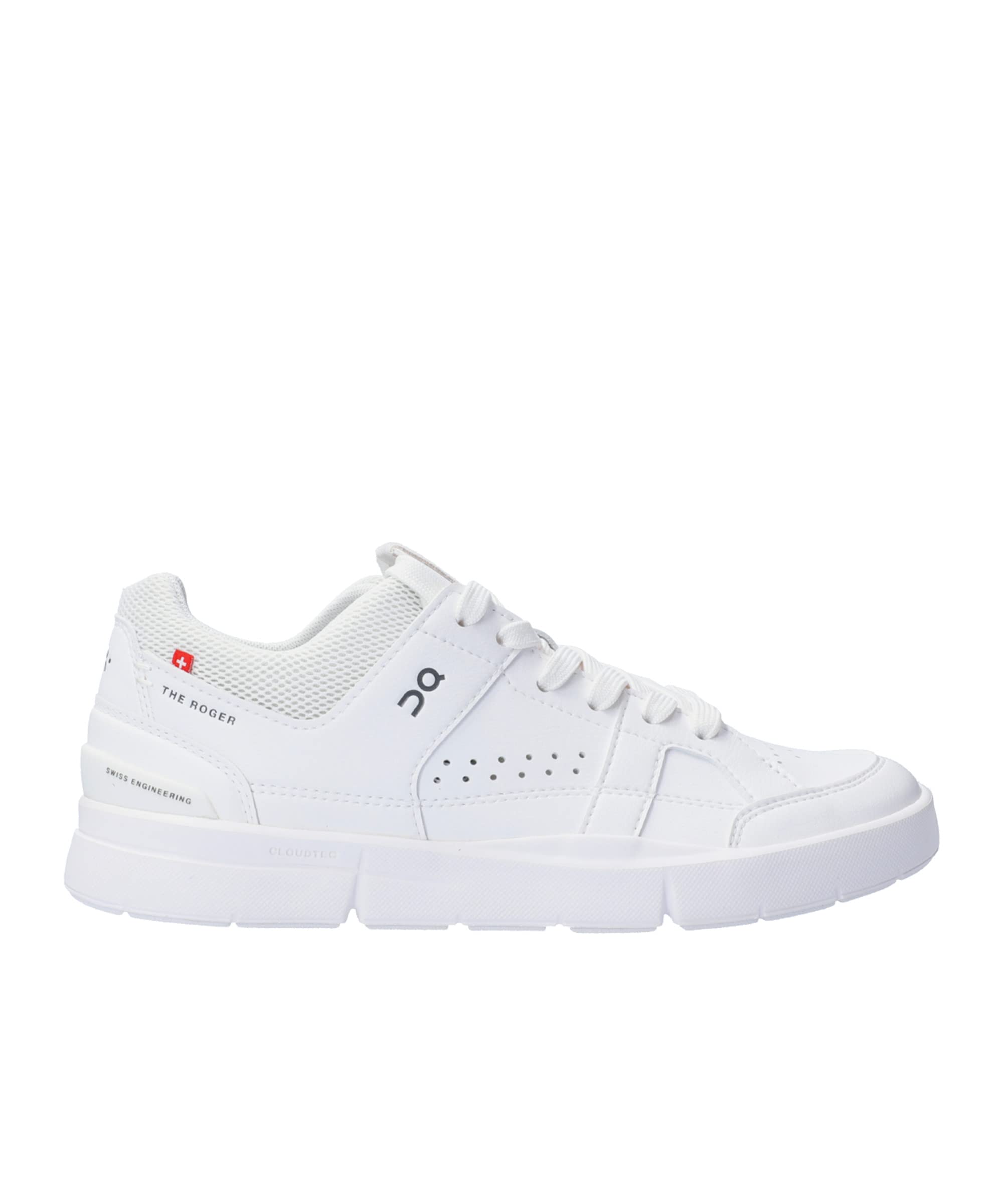 On The Roger Advantage Womens Shoes Size 7, Color: All White-White