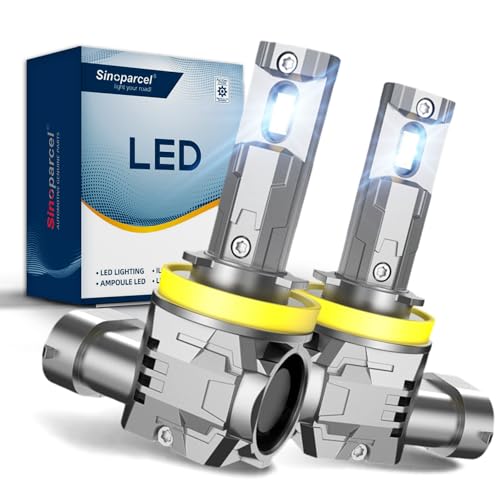 H11 LED Ampoule de Phare Antibrouillard Rechange Halogène 6500K