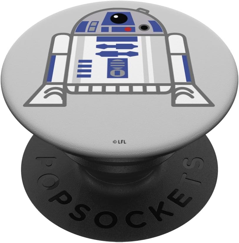 Star Wars R2-D2 Flattened Art PopSockets MagSafe PopGrip for iPhone