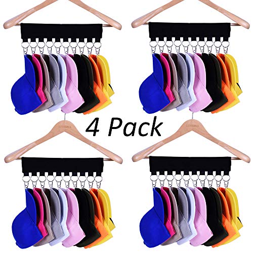 Hat Organizer Hanger, 10 Baseball Cap Holder, Hat Storage for Closet - Change