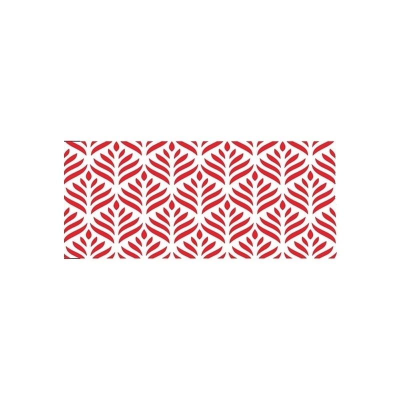 AD-BCrbgen Cake Decorating Tool Wheat Spike Pattern Cake Stencil Plastic Lace Cake Border Stencil Template DIY Drawing Mold Bakeware Pastry (Color : 3A01-N)