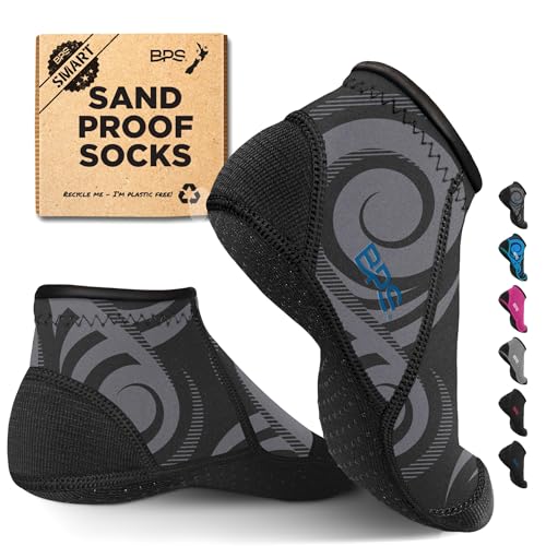 Image of BPS 'Aqua Series' 3mm Neoprene Water Socks for Sand, Beach, Soccer, Volleyball, Wetsuit Booties