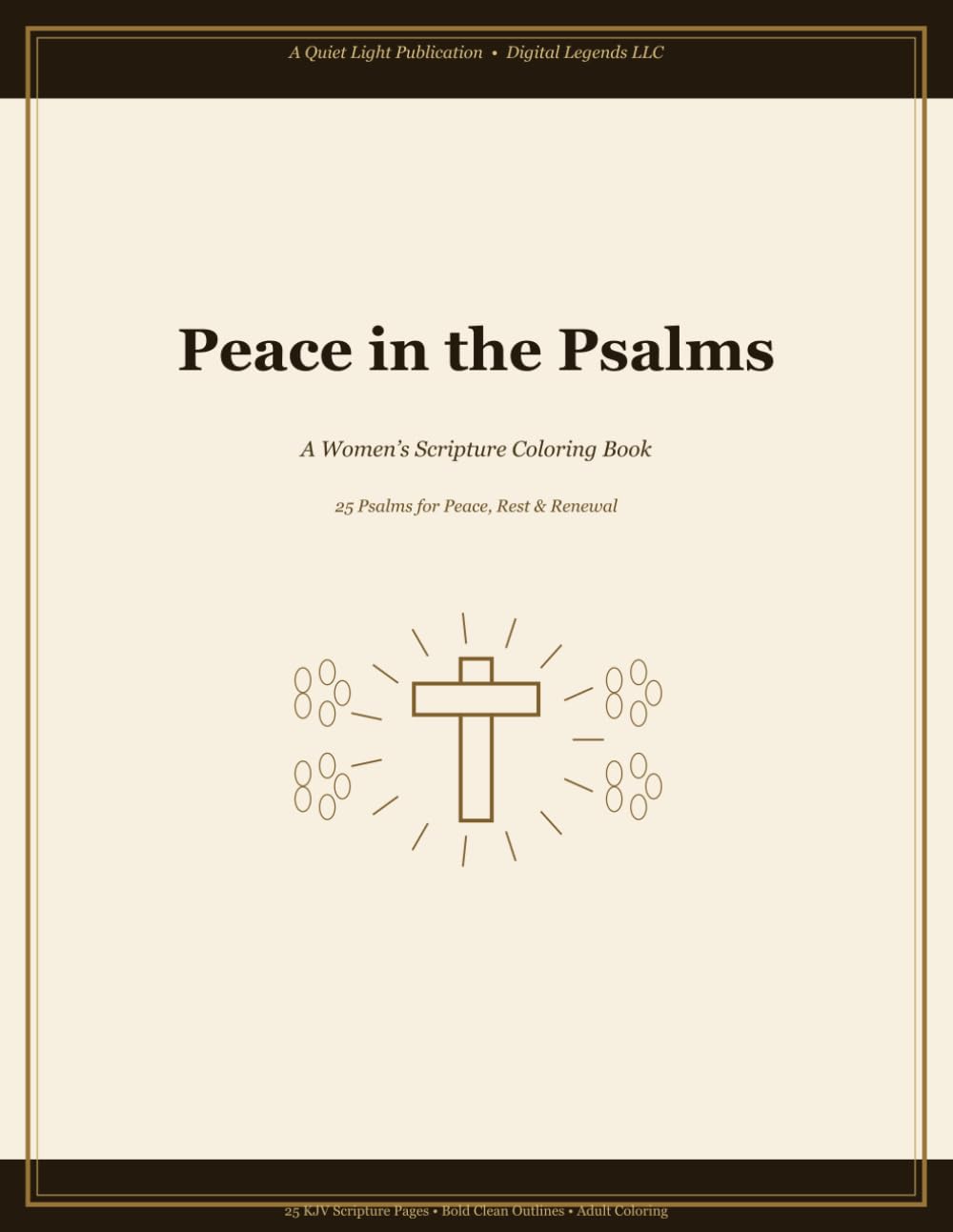 Peace in the Psalms: A Women's Scripture Coloring Book
