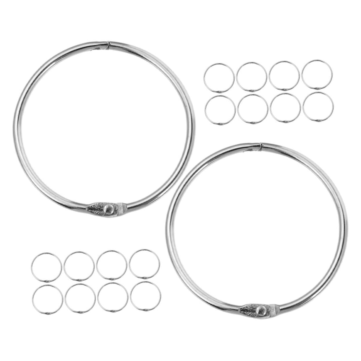 Alipis 5 Set di Ganci per Tende da Doccia Rotondi per Asta Doccia Ganci Decorativi per Tende da Doccia 30 Pezzi * 5