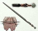 Prosperity of Confidence Amazonite Red Oak Magic Wand