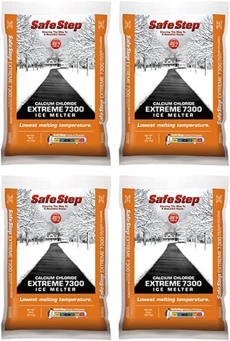North American Salt 50850 Extreme 7300 Calcium Chloride Ice Melter, 50-Pound (4)