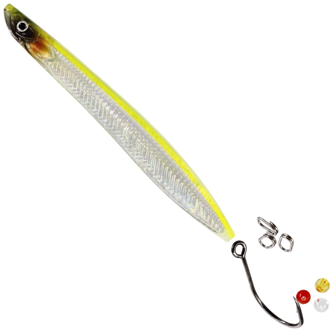 Westin Sandy Inline 12 cm 24 g Sea Trout Blinker, Colour: 3D Yellow Ayu