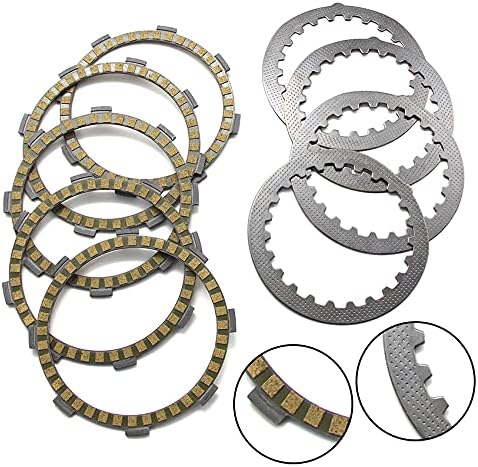 Miniatura 2 de Placas de fricción de embrague compatibles con OEM 1V1-16321-00598-16321-01, 1V1-16324-00598-16324-00, para Yamaha TZR80 para Yamaha RS100RS 100