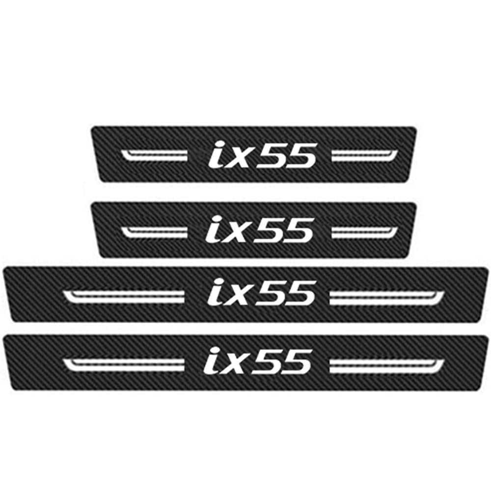 Sdyayfge C 4Pcs Kick Plates Ar Door Sill Protector,For Hyundai Ix55