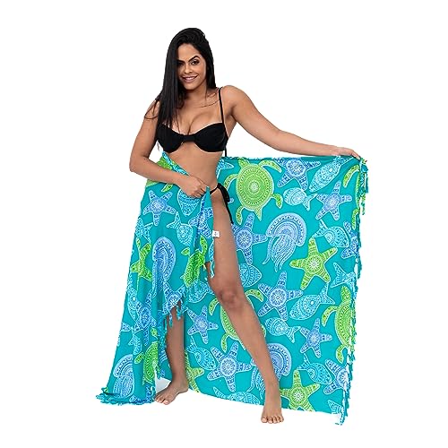 Canga de Praia Estrela do Mar Viscose (Verde)