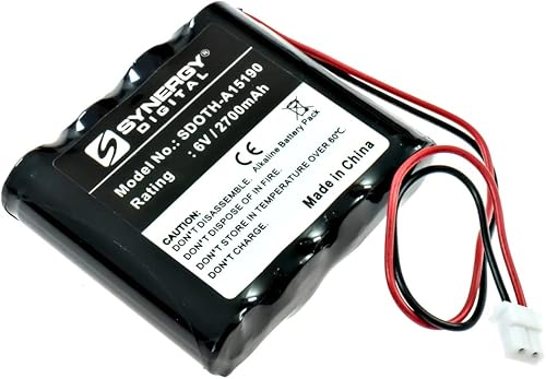 Synergy Digital Batería de cuidado personal, compatible con GP GPRHORW01018 Personal Care, (alcalina, 6V, 2700 mAh), ultra alta capacidad, repuesto