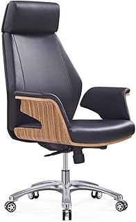 XJLJ Sillón reclinable de Oficina Silla de conferencias Inicio Microfibra de Cuero de la Oficina Silla con Respaldo Alto Silla del Jefe de Escritorio Ajustable con Ruedas